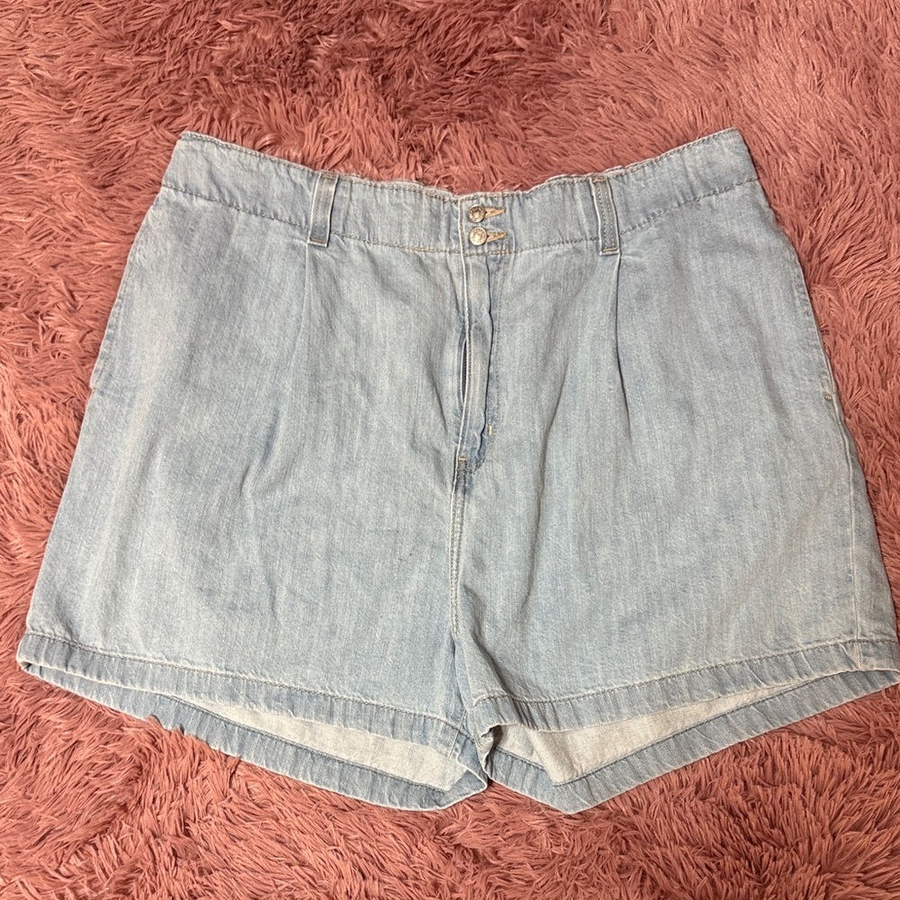 Denizen from Levi's Loose A-Line Blue Jean Shorts